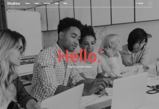 Struktur – Premium Responsive Creative Agency WordPress Theme