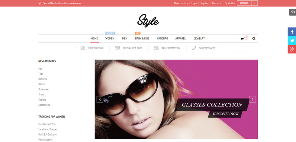 Home page