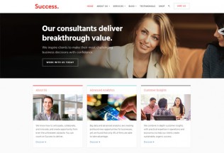 Success – Premium Responisve Business and Professional Services WordPress Theme