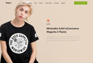 Supro – Premium Responsive Minimalist AJAX Magento 2 Theme