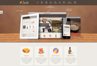 Sushi – Premium Responsive Restaurant WordPress Theme