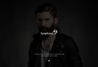 Symphony – Premium Responsive Clean Photography & Portfolio HTML5 Template