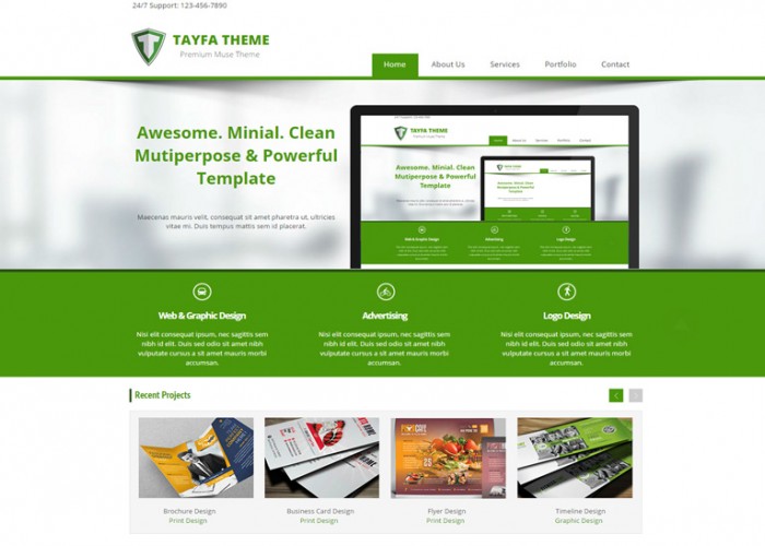 Tayfa – Premium Multipurpose Muse Template