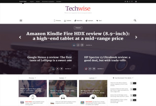 Techwise – Premium Responsive Magazine w/ Comparisons WordPress Theme