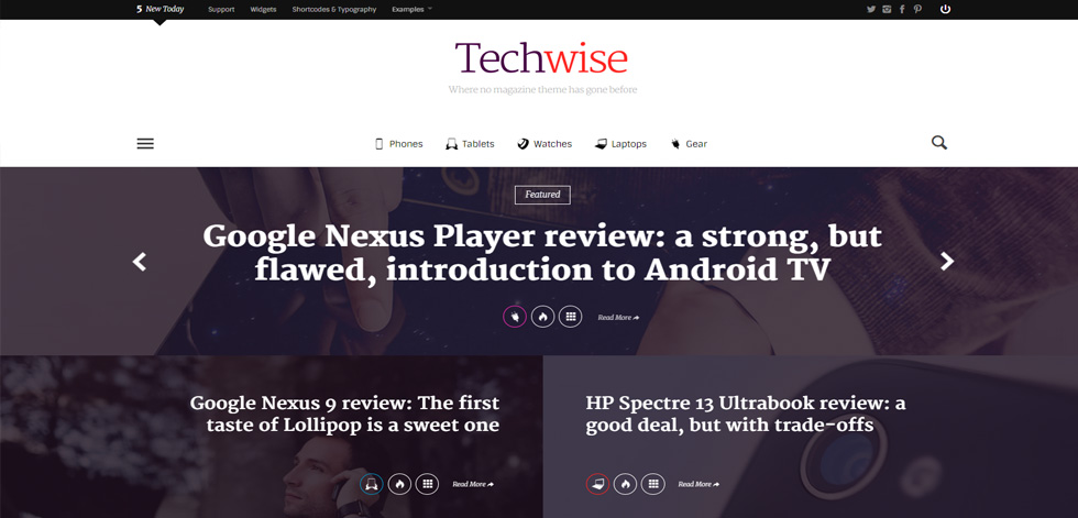 Home page