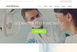 Teeth Whitening – Premium Resposnive Dentist HTML5 Template