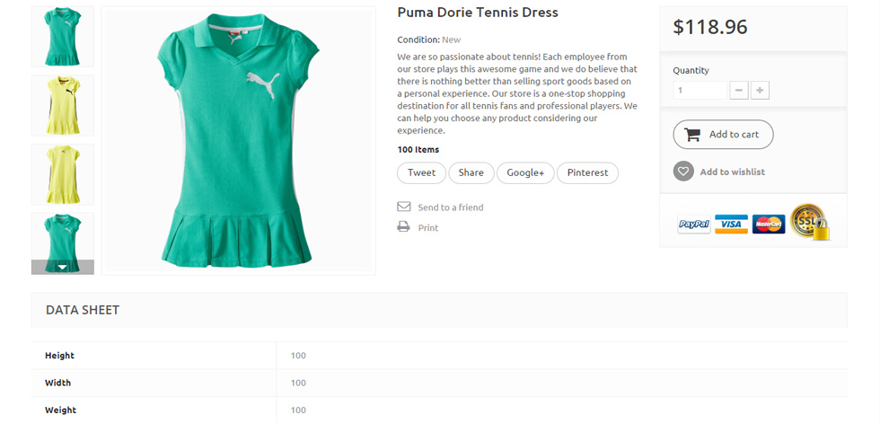 Product Page