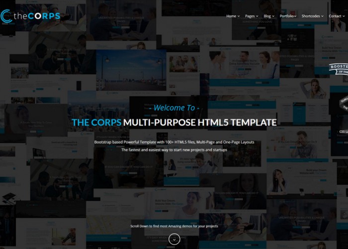 The Corps – Premium Responsive MultiPurpose HTML5 Template