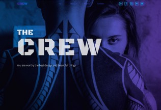 The Crew – Premium Responsive Landing Page Muse Template