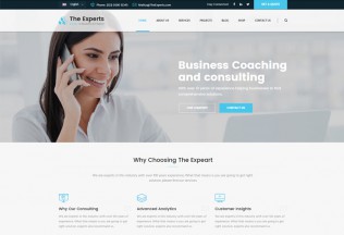 The Experts – Premium Responsive Business Consulting HTML5 Template