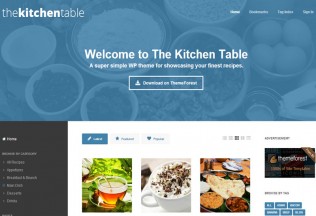 The Kitchen Table – Premium Responsive Recipes WordPress Theme