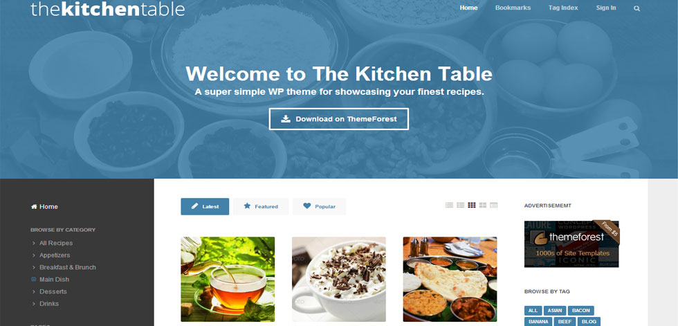 Home page