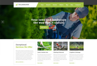 The Landscaper – Premium Responsive Lawn and Landscaping WordPress Theme