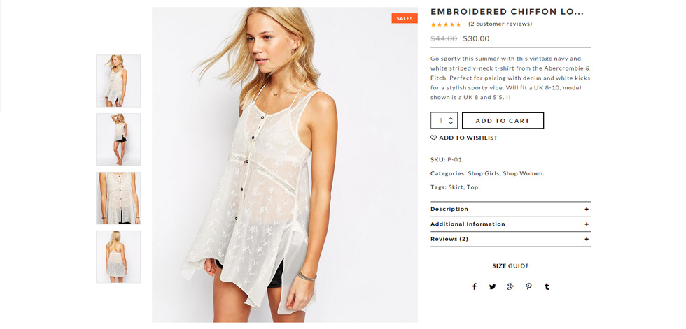 Product page
