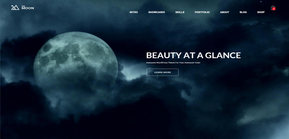 Welcome screen