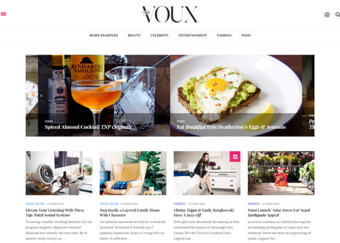 The Voux – Premium Responsive Comprehensive Magazine WordPress Theme