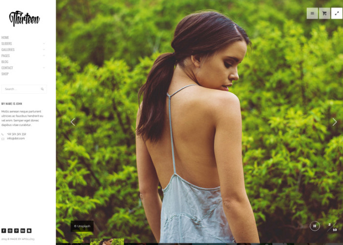 Thirteen – Premium Responsive Photography & Creative WordPress Theme