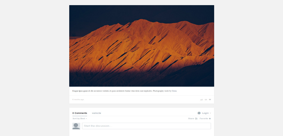 One blog post