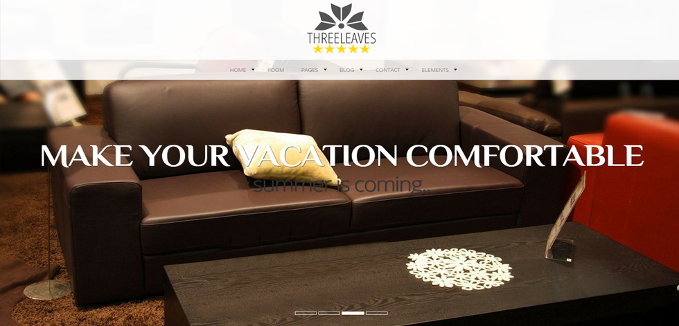 Welcome screen