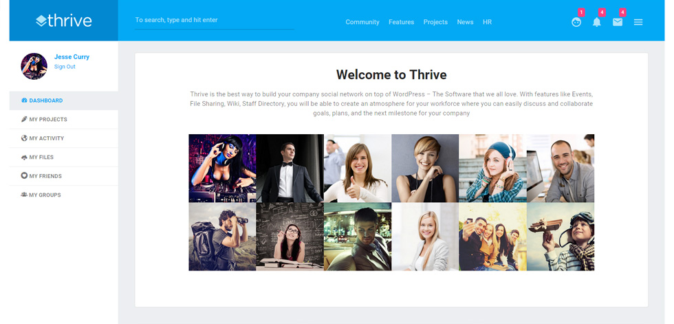 Home page