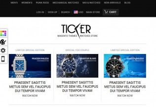 Ticker – Premium Responsive Magento Theme