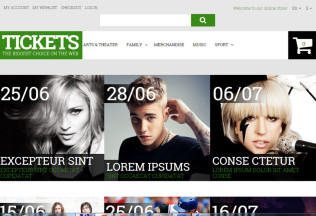 Tickets – Premium Responsive Parallax Magento Theme