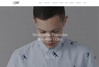 Tides – Premium Responsive Fullscreen Video One-Page WordPress Theme