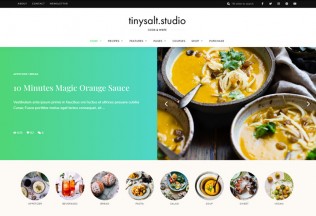 TinySalt – Premium Responsive Personal Food Blog WordPress Theme