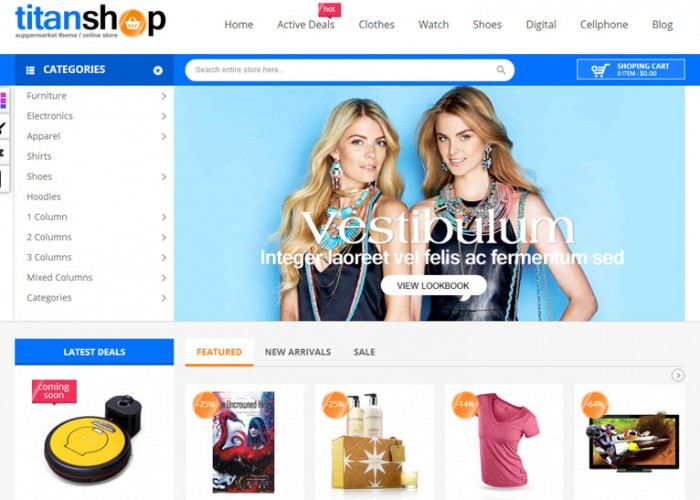 TitanShop – Premium Responsive Magento Theme