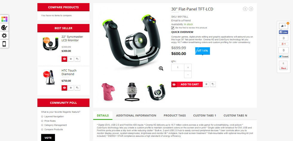 Product page