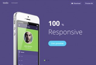 todo – Premium Responsive Flat HTML5 Template