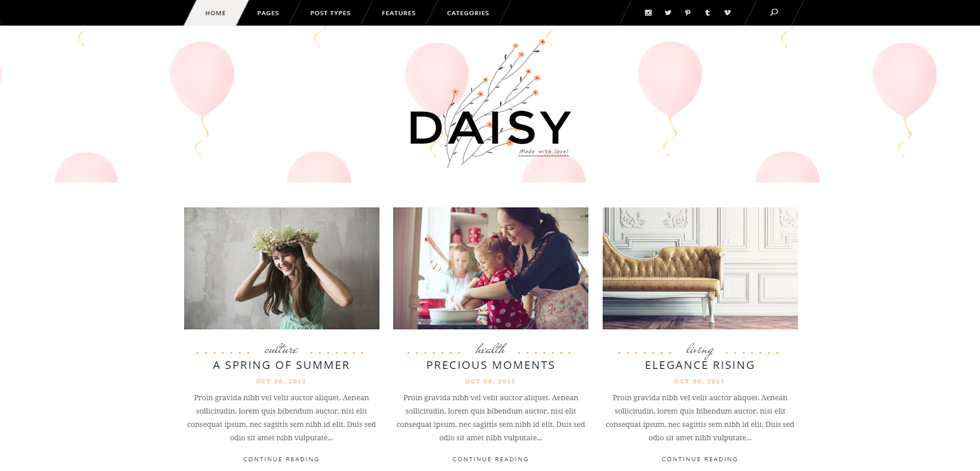 Home page