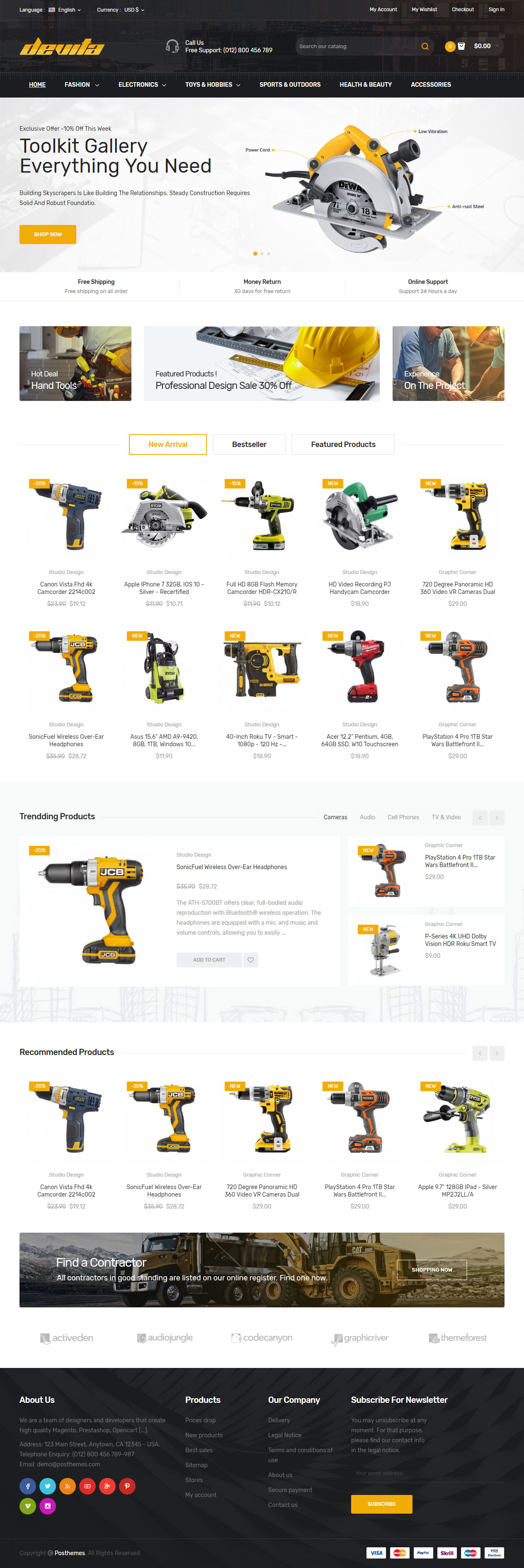 Devita Prestashop Tools Templates