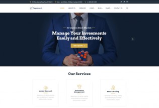 TopInvest – Premium Responsive Investment Company HTML5 Template