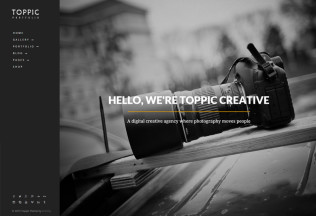TopPic – Premium Responsive Photography Portfolio WordPress Theme
