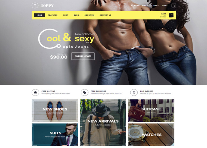 Toppy – Premium Responsive Creative Multi-Purpose Magento Theme