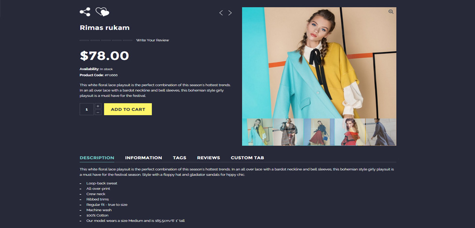 Product page