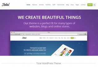 Total – Premium Responsive Parallax MultiPurpose WordPress Theme
