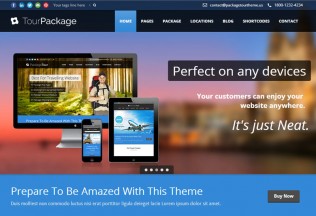 Tour Package – Premium Responsive Travel WordPress Theme