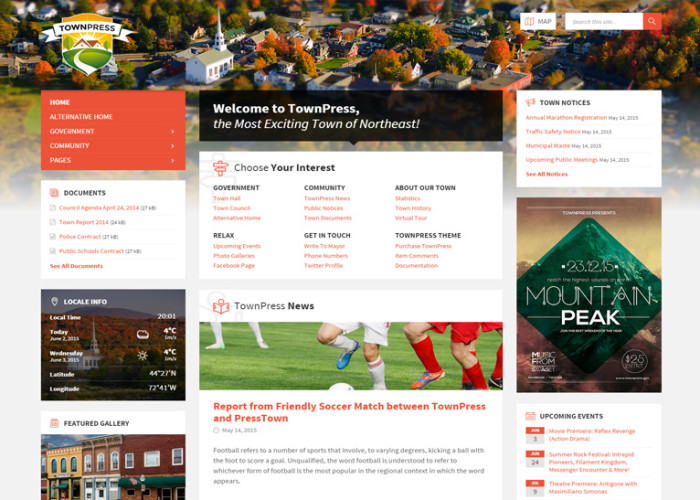 TownPress – Premium Responsive Municipality WordPress Theme