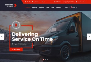 Transida – Premium Responsive Logistics Transportation HTML5 Template