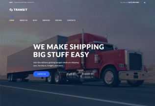 Transit – Premium Responsive Transportation Service WordPress Theme