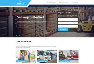 Transitec – Premium Responsive Transportation HTML5 Template