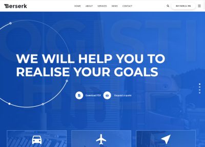 Latest Transportation Website Templates 2018
