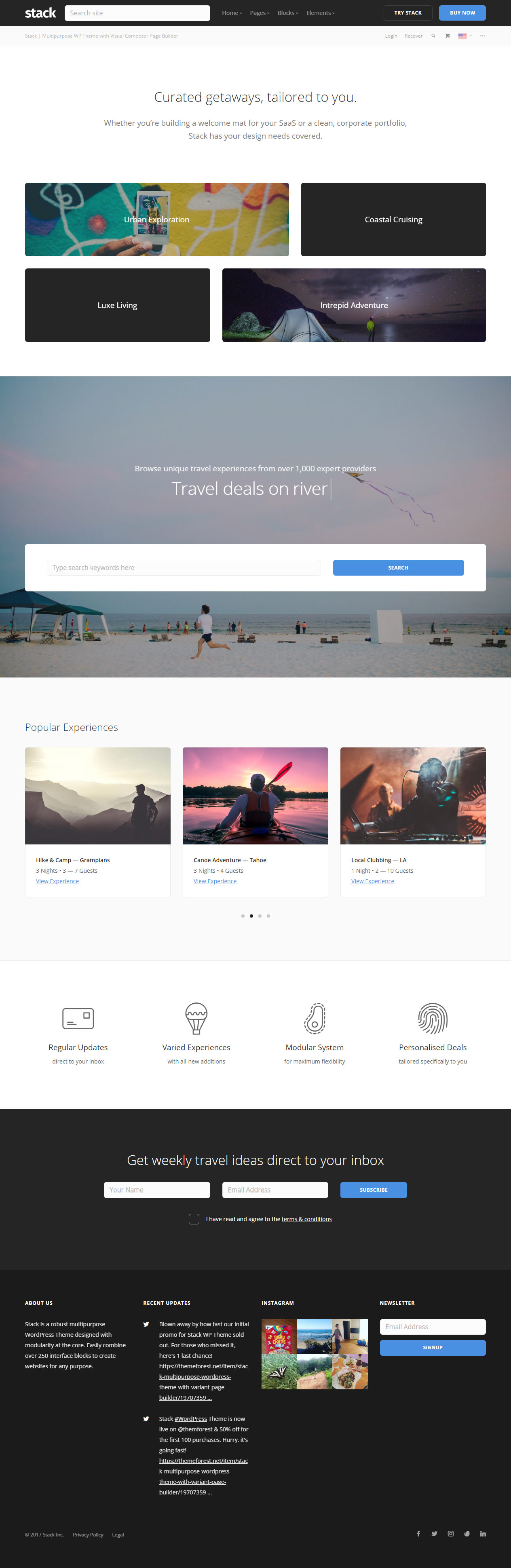 Stack WordPress Travel Theme