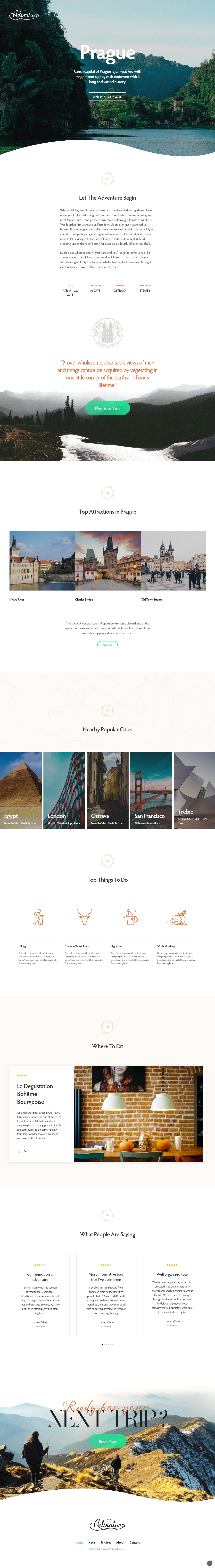 Revolution WordPress Travel Theme