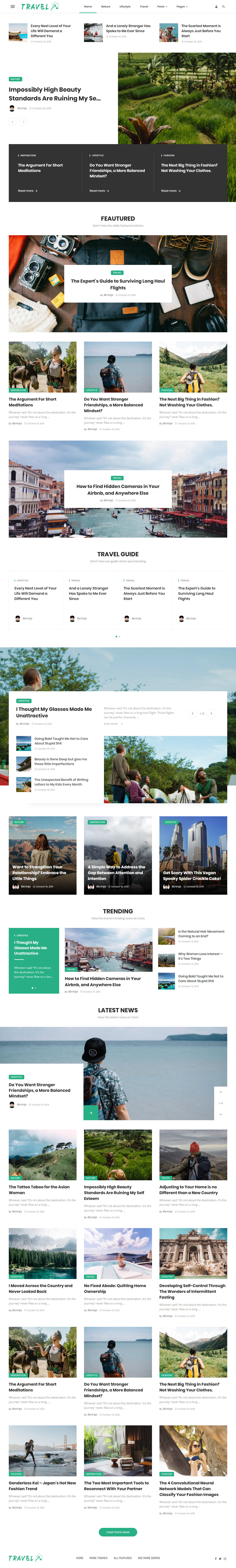 Ceris WordPress Travel Blog Theme