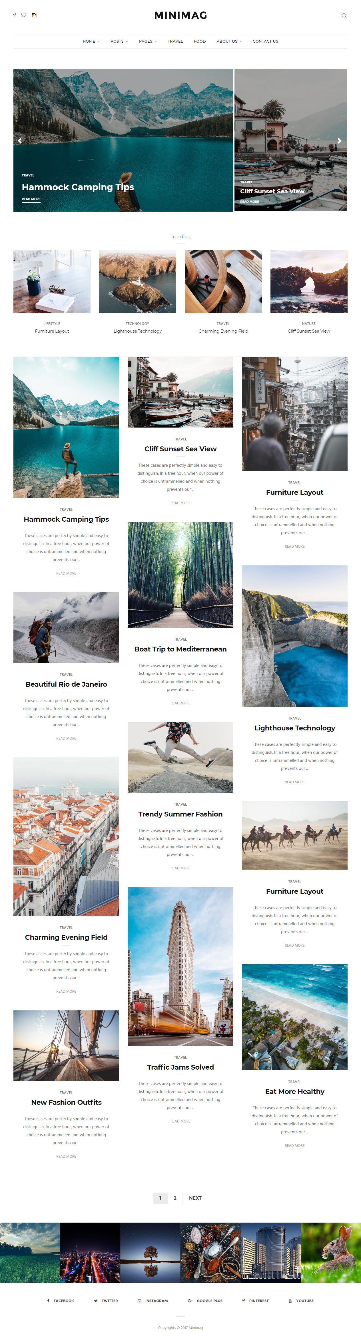 MiniMag WordPress Travel Magazine Theme