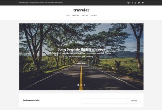 Traveler – Premium Responsive Travel Blog Drupal Template