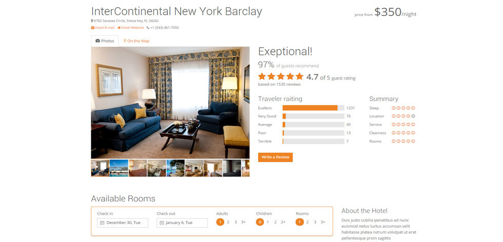 Details page